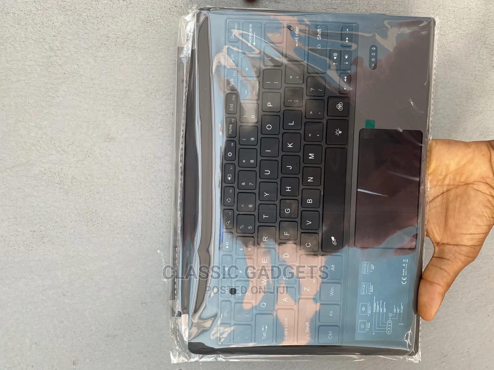 Wireless Bluetooth Backlight Keyboard for Surface Pro 5,6,7