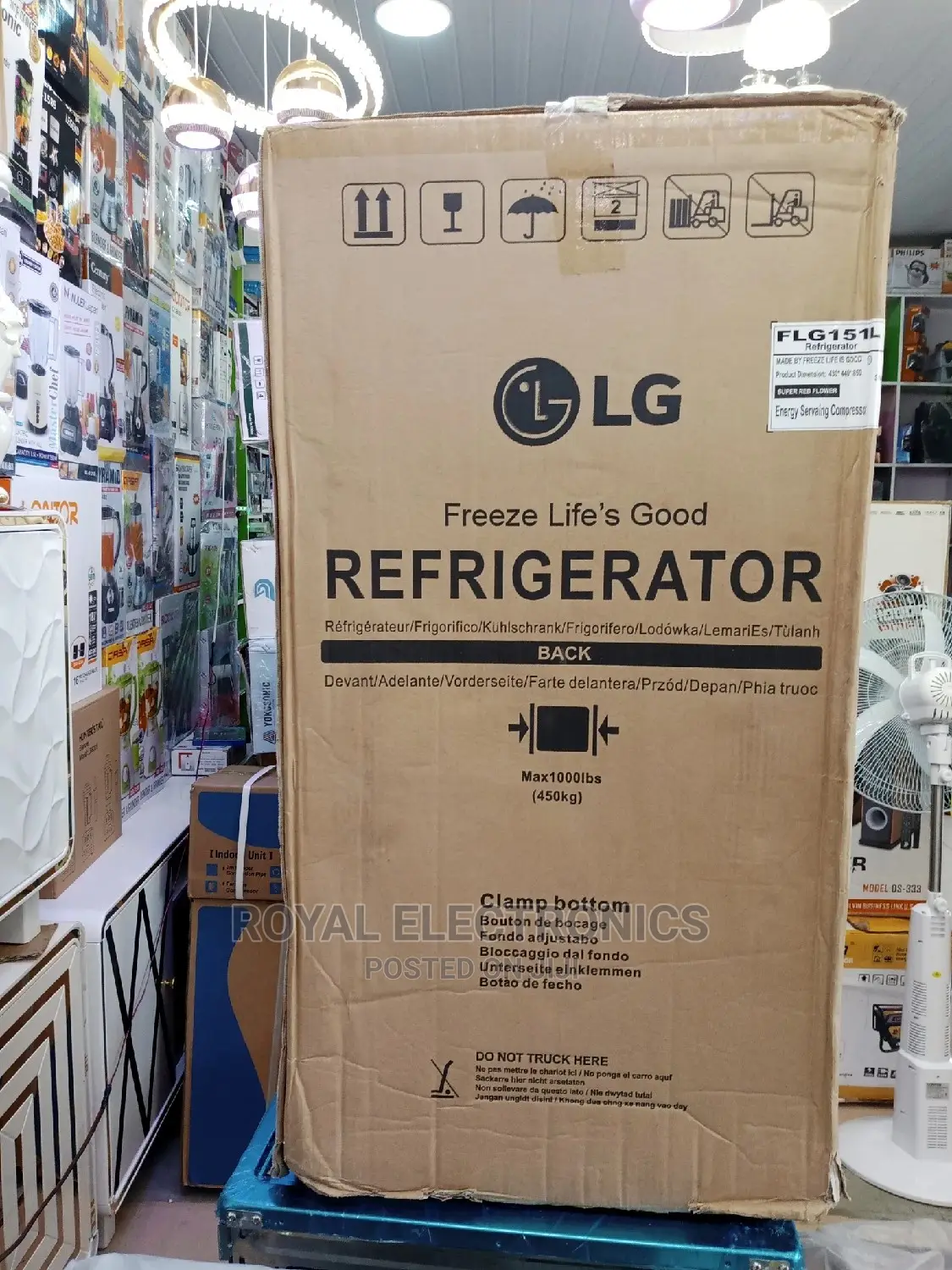 Brand New LG Double Door Refrigerator(Silver)
