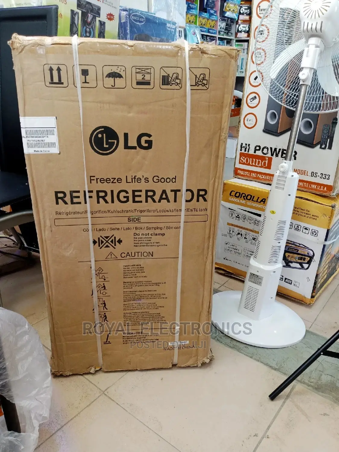 Heavy Duty LG Double Door Refrigerator(Silver)