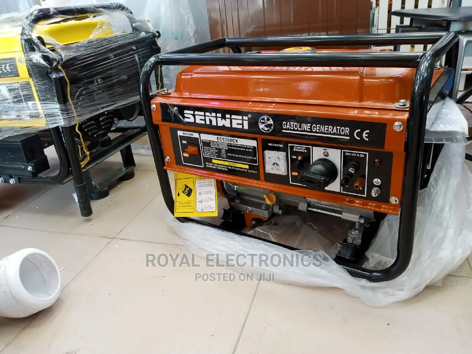 Senwei Gasoline Generator Ec5200cx - Manual - 2.5kva
