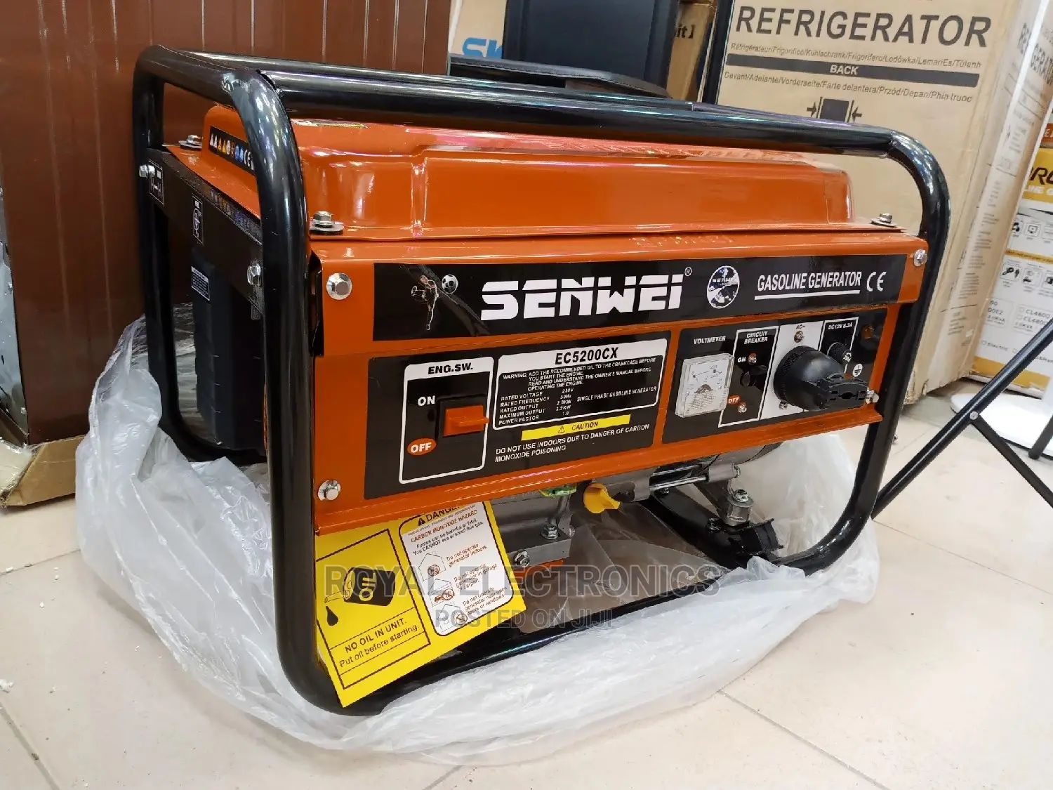 World Class Senwei(2.5kva)Generator Ec5200cx - Manual