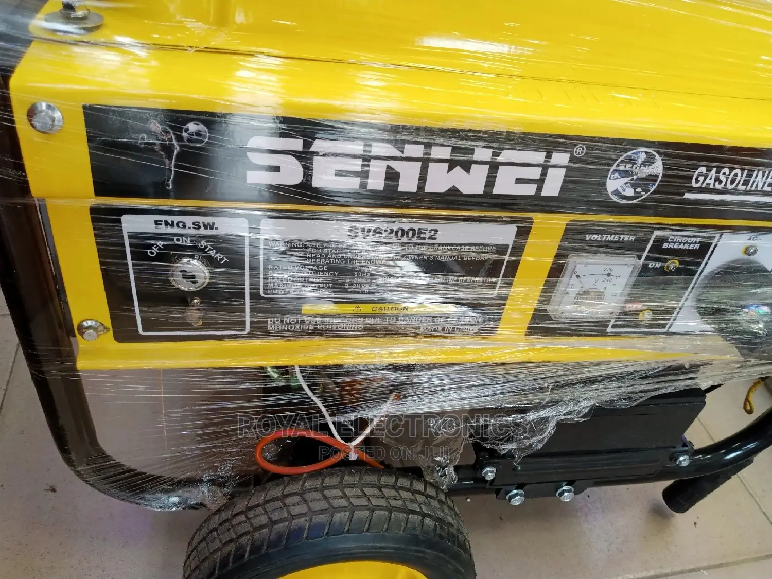 Senwei(SV6200E2)Key Starter Gasoline Generator 2.8kva