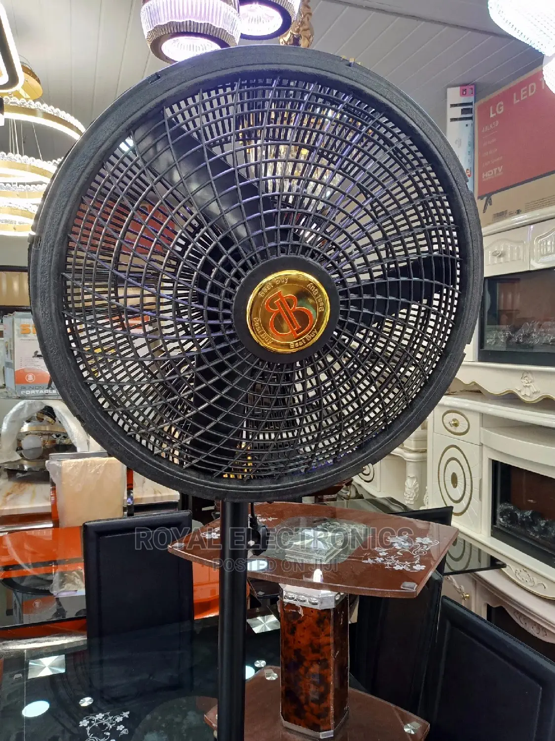 Brand New BB 18-Inch Standing Fan Black