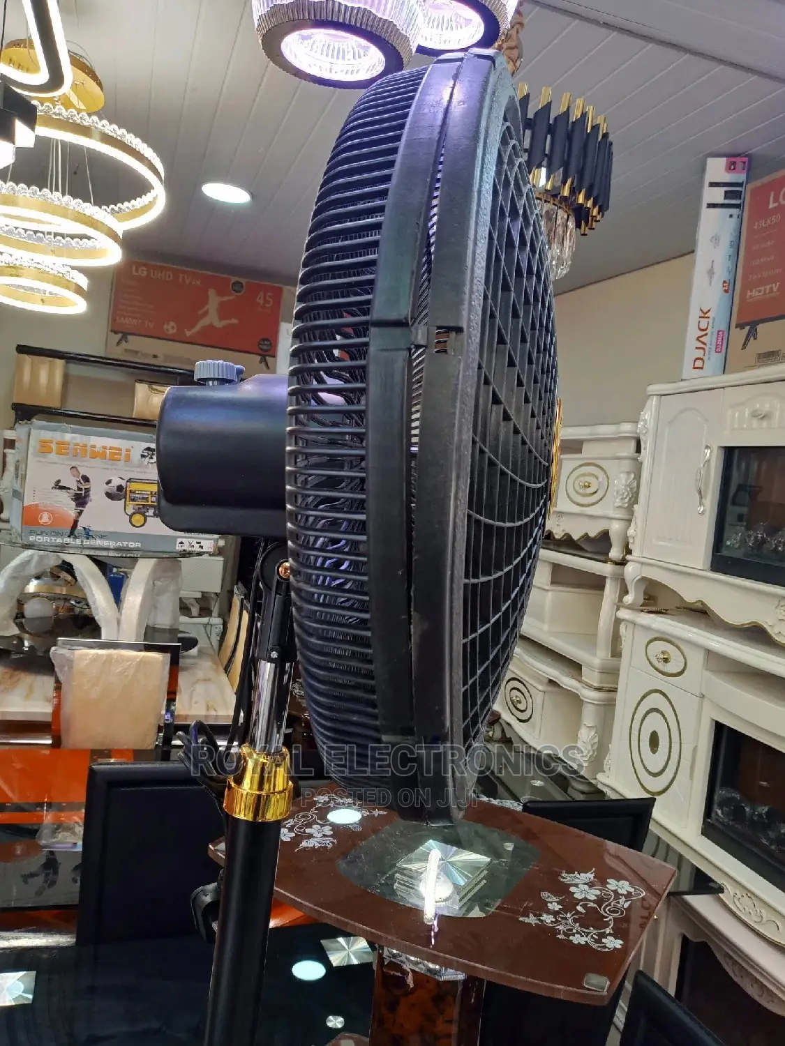 Latest BB 18-Inch Standing Fan Black