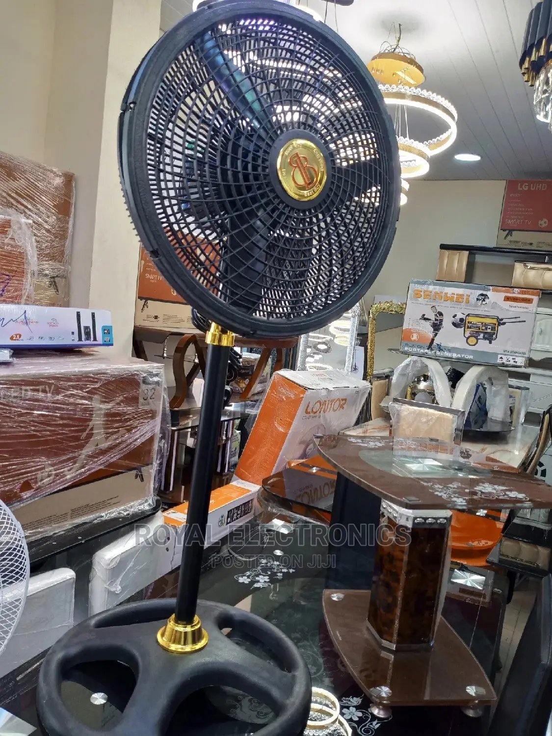 Latest BB 18-Inch Standing Fan Black