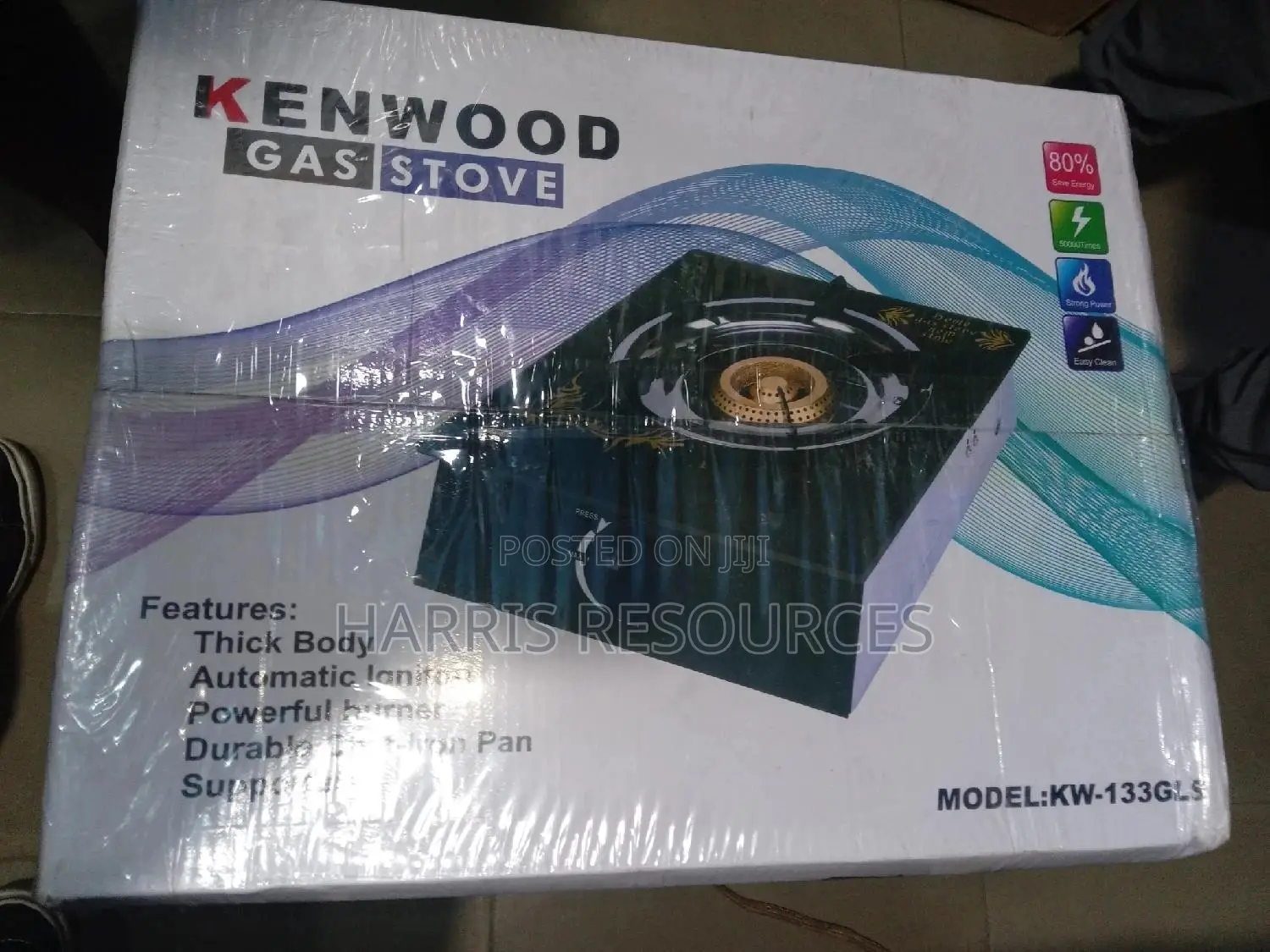 Kenwood Cooking Gas Stove Single Glass Top