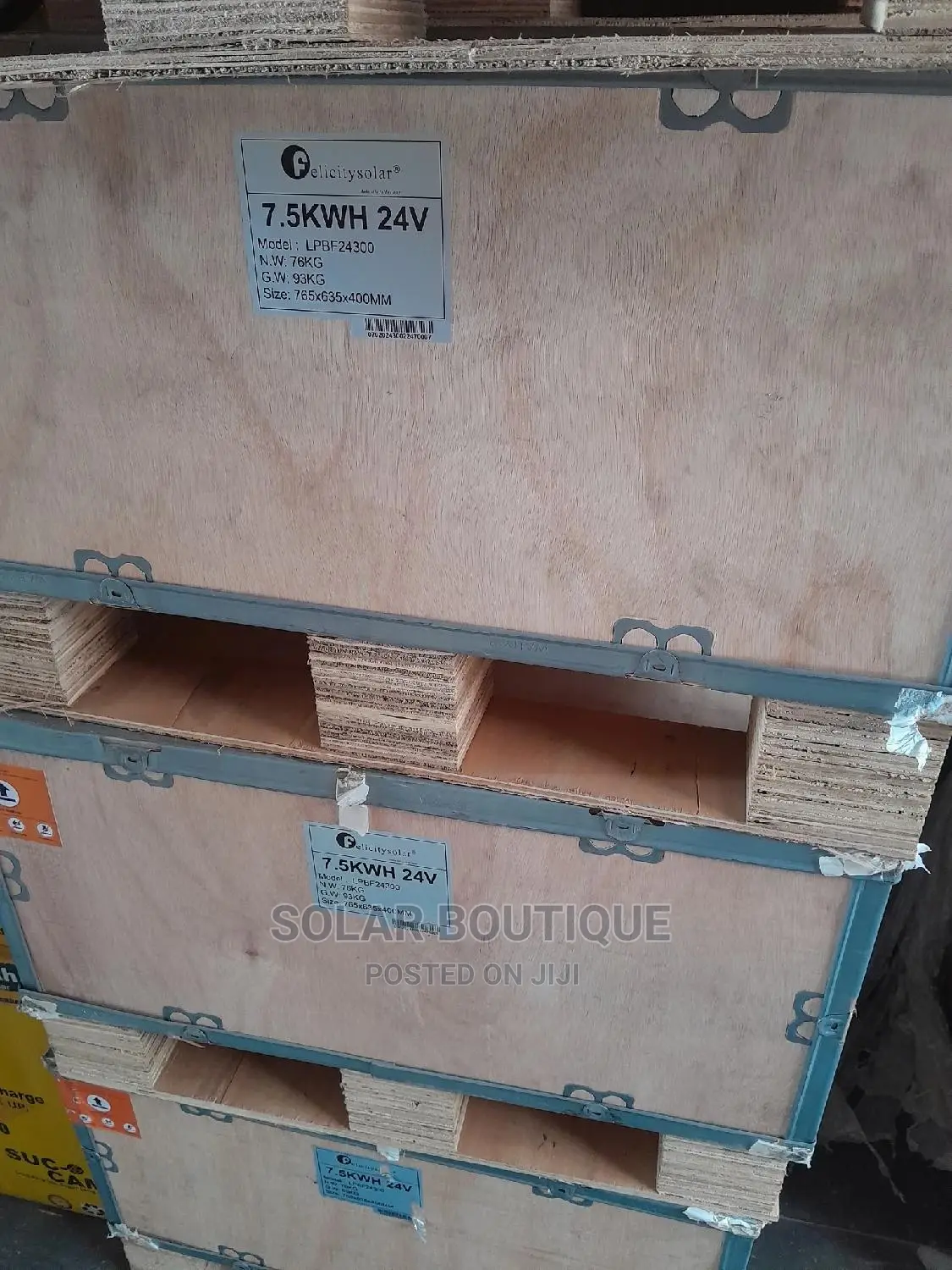 7.5khw/24v Felicity Lithium Ion Battery