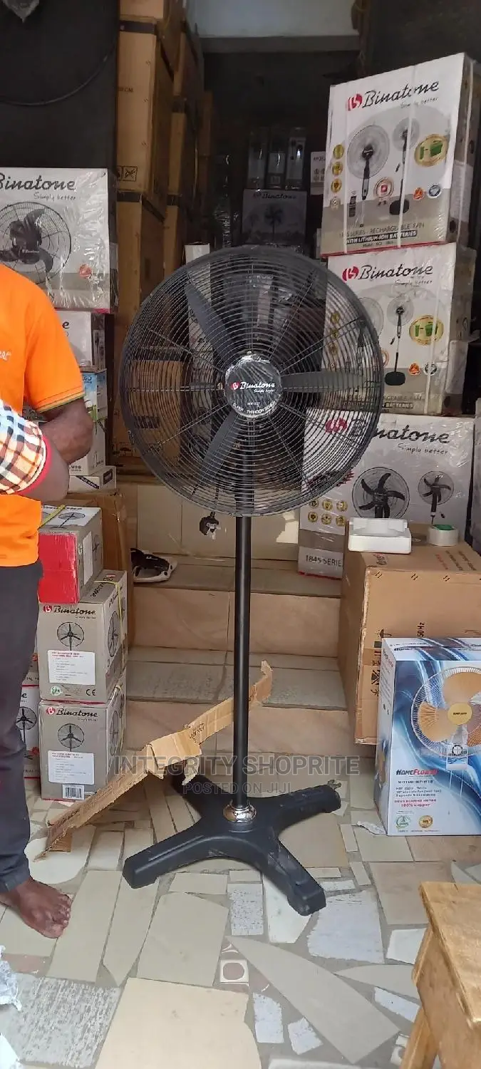 Binatone 20 Inches Heavy Duty Industrial Fan HDF-2021 Black