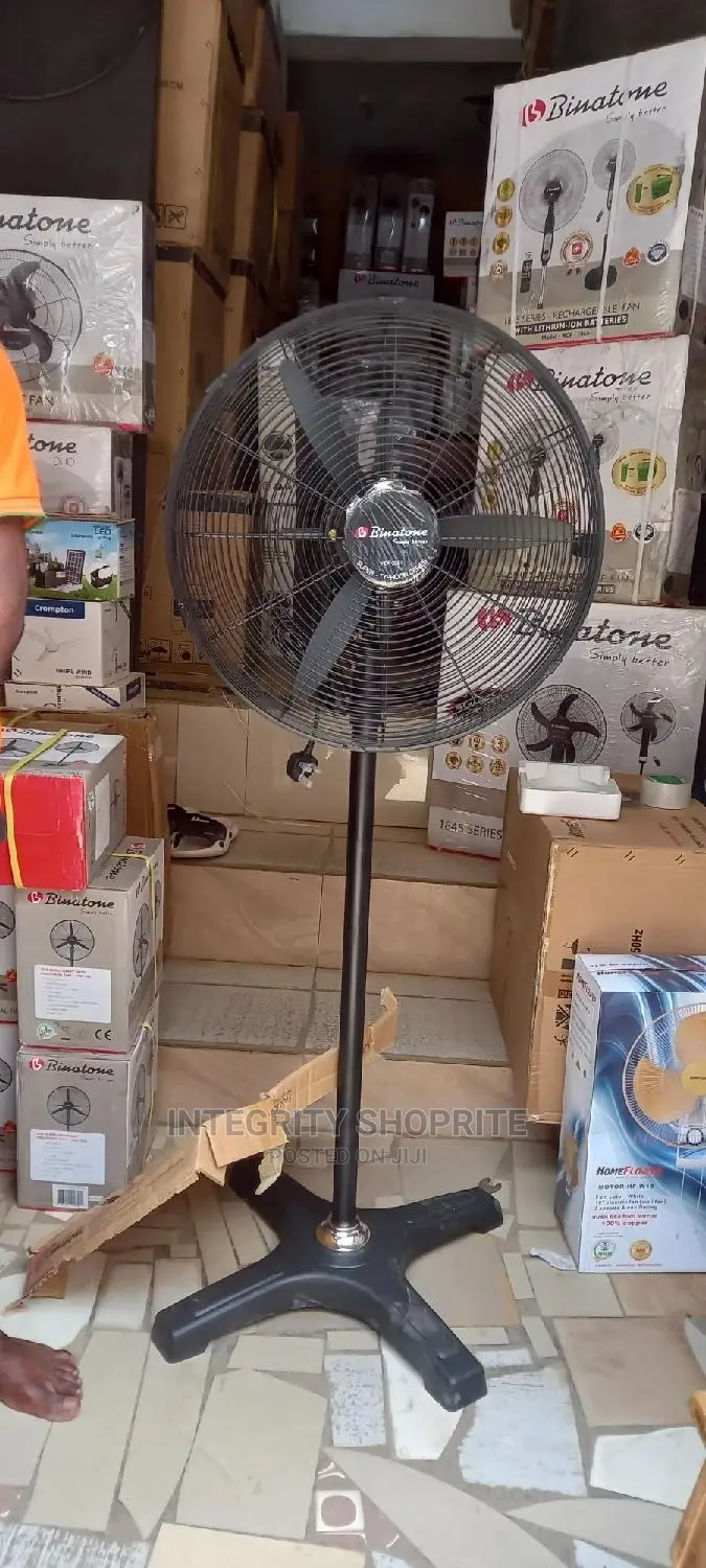 Binatone 20 Inches Heavy Duty Industrial Fan HDF-2021 Black