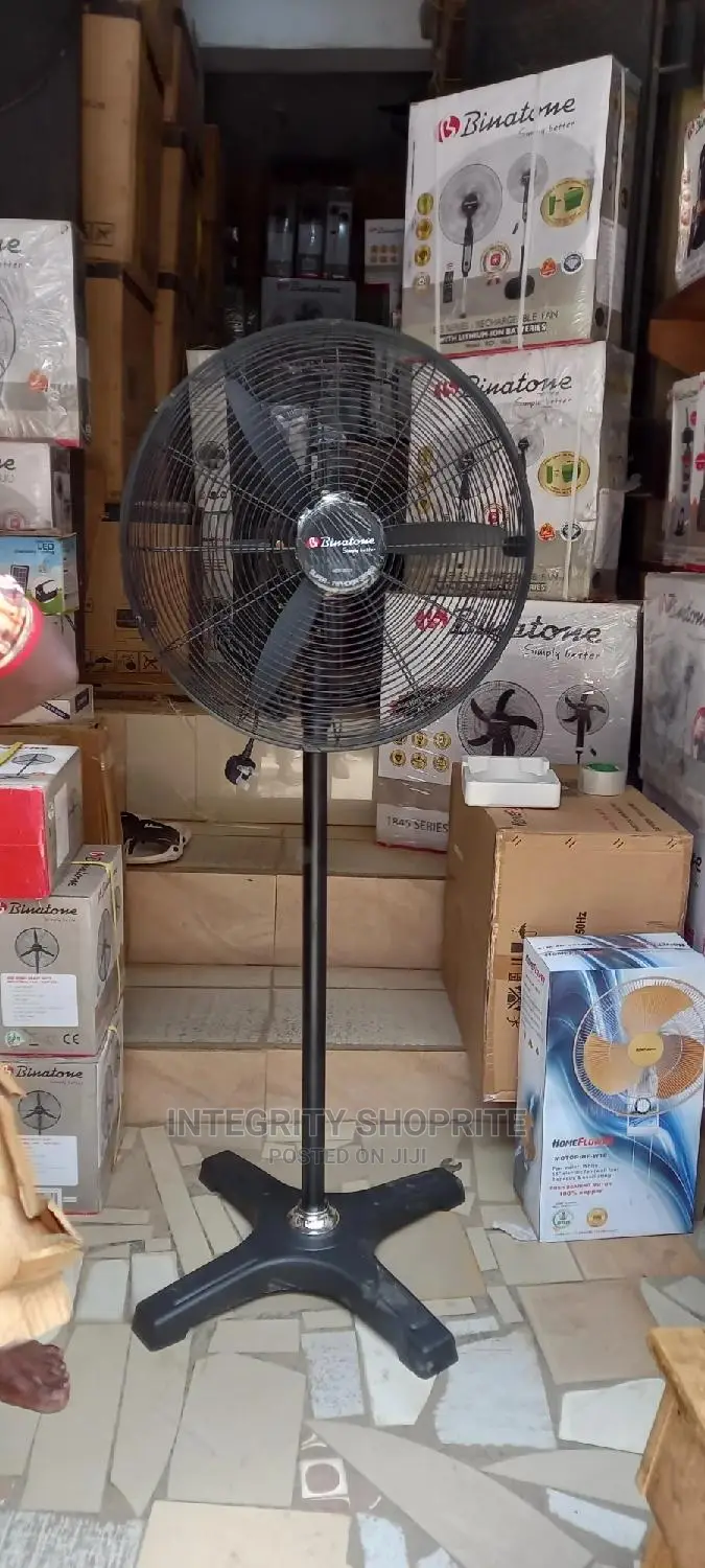 Binatone 20 Inches Heavy Duty Industrial Fan HDF-2021 Black