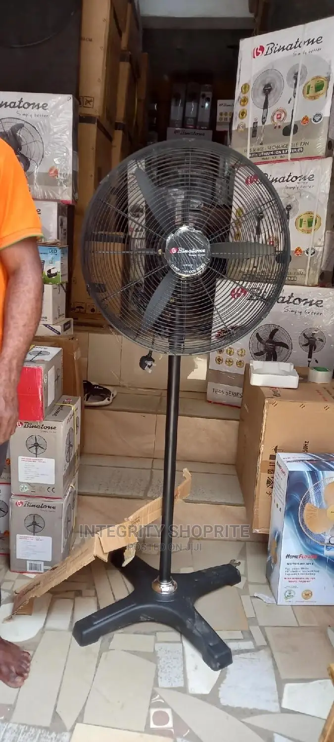 Binatone 20 Inches Heavy Duty Industrial Fan HDF-2021 Black