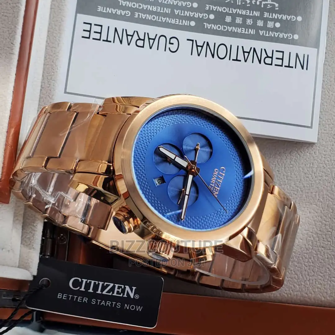 Original CITIZEN Gold Steel Watch Available in Store