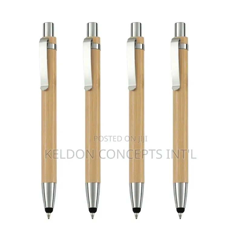 Bamboo Eco Friendly Stylus Touch Ball Pen Moq; 100pcs Above