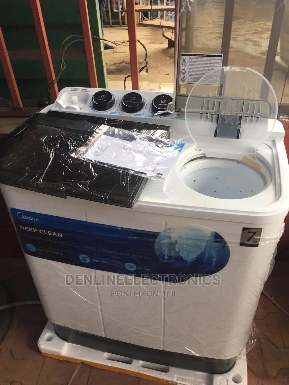 Midea 7kg Top Loader Twin Tub Wash and Spin Washing Machine