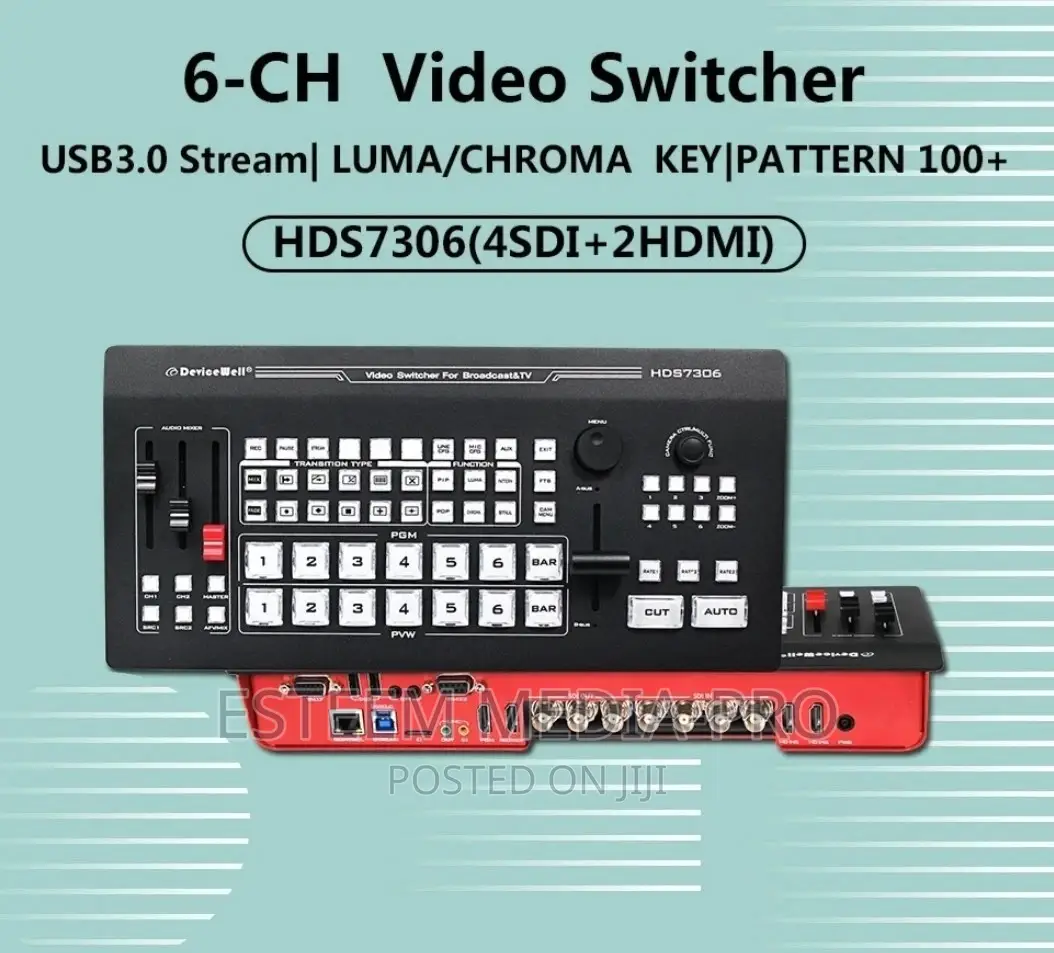 Devicewell Hds7306 6 Channels Uhd Video Switcher