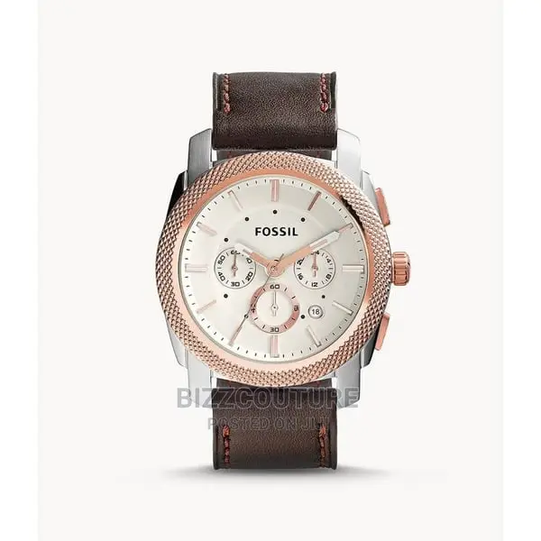Original FOSSIL Leather Strap Watch Available in Store