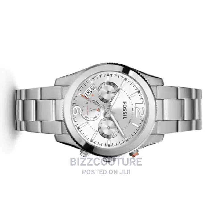Original FOSSIL Silver Steel Watch Available in Store