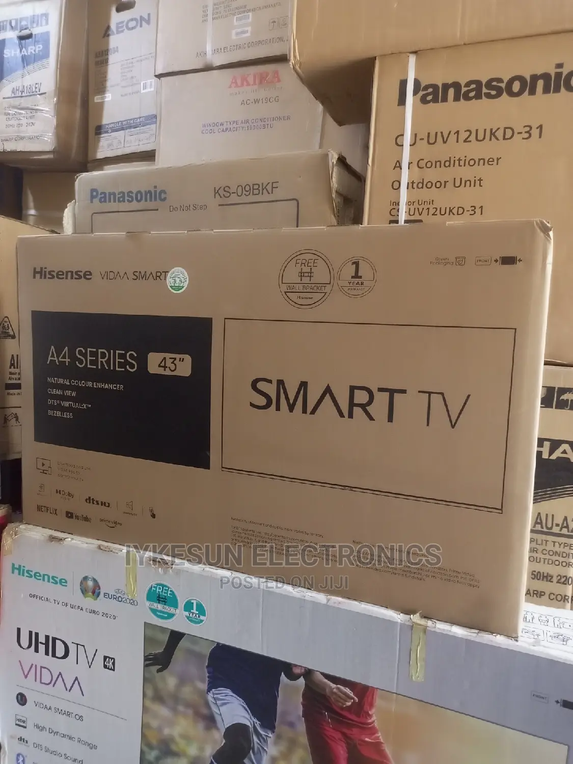 New Hisense 43" TV Smart Netflix Youtube Bluetooth TV Etc.