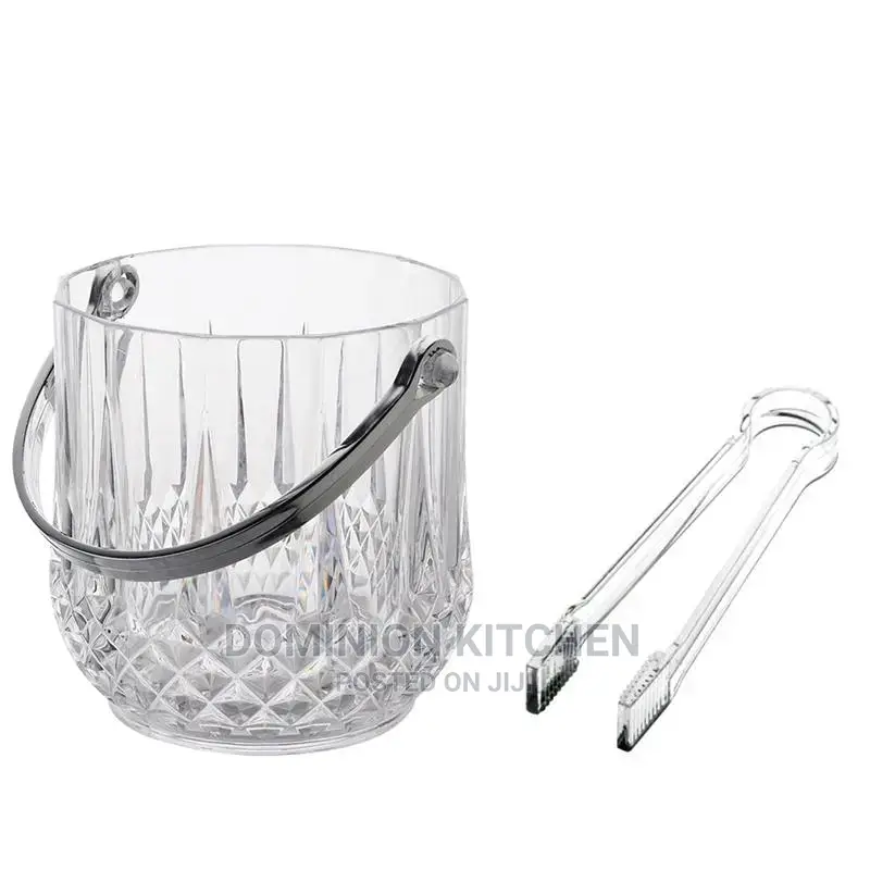 Portable Transparent Acrylic Ice Bucket