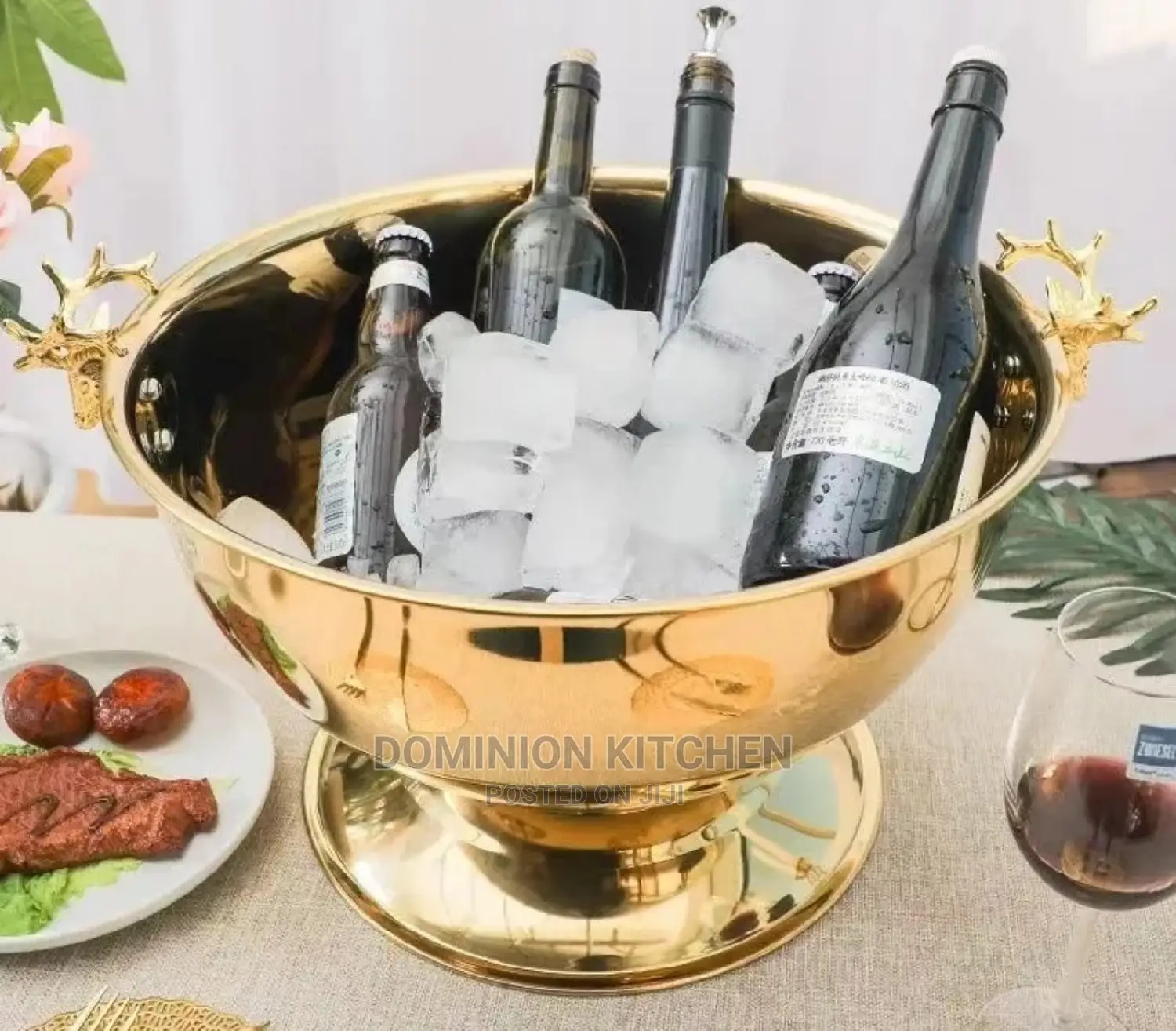 Unique Gold Champagne Bowl