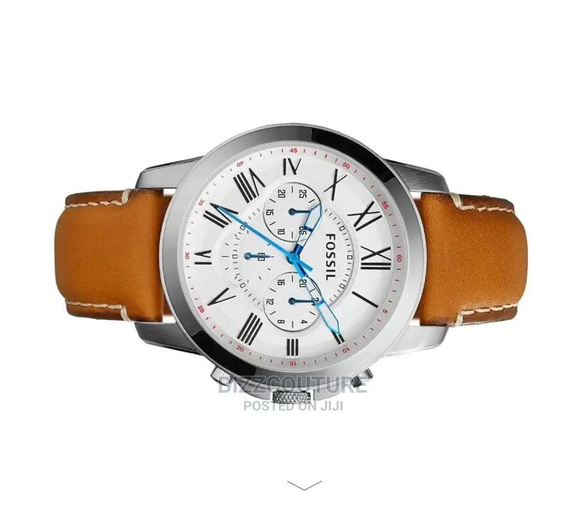 Original FOSSIL Brown Leather Strap Available in Store