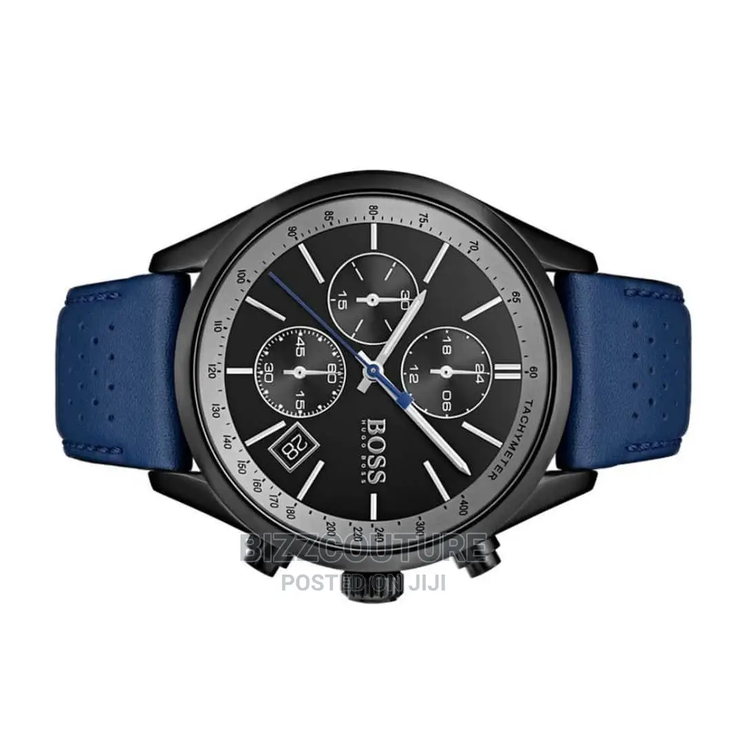 Original FOSSIL Blue Leather Steap Watch Available in Store