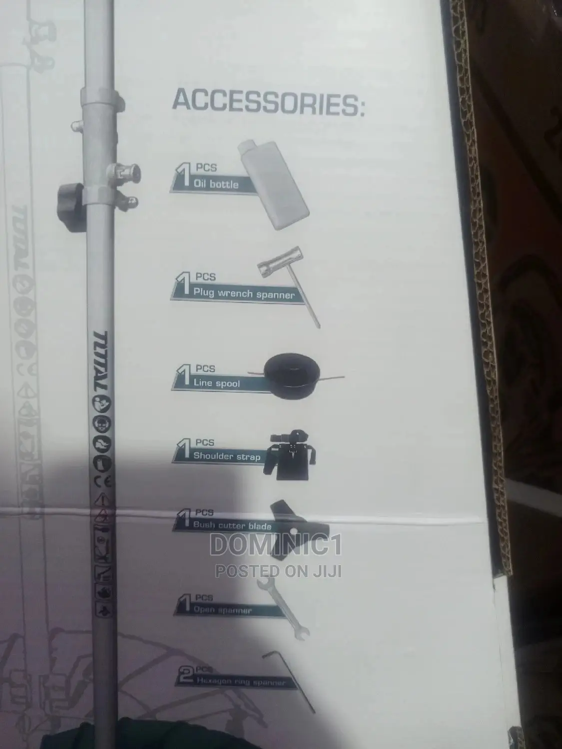 Total Gasoline Grass Trimmer And Bush Cutter