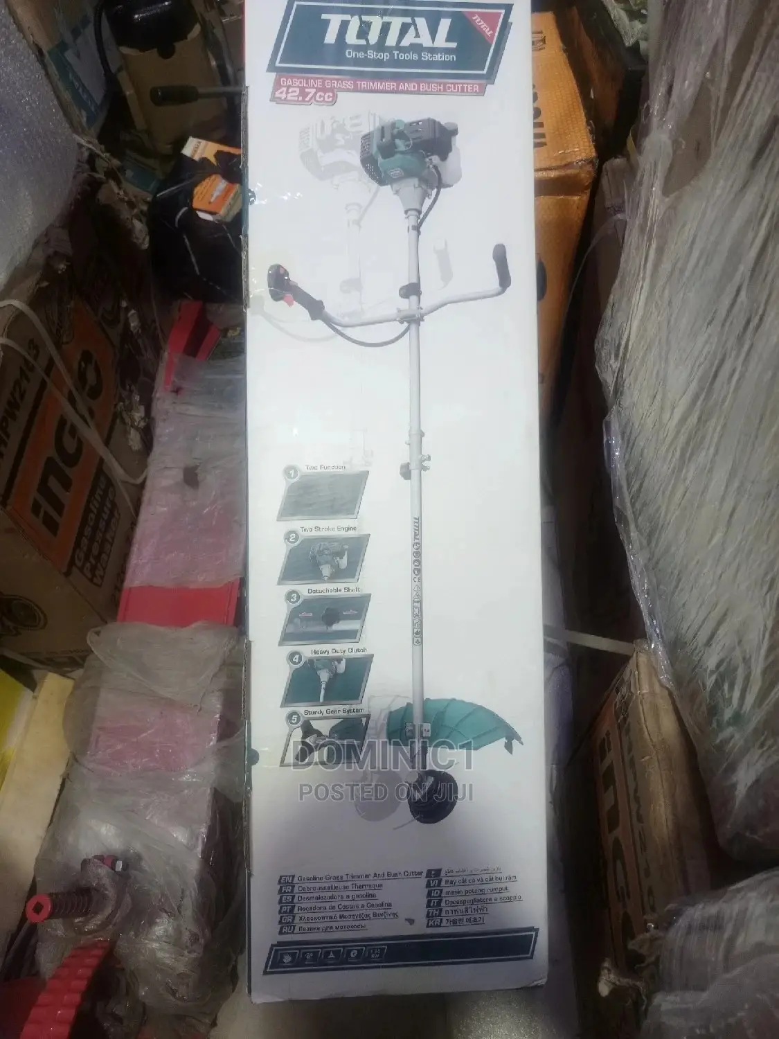 Total Gasoline Grass Trimmer And Bush Cutter
