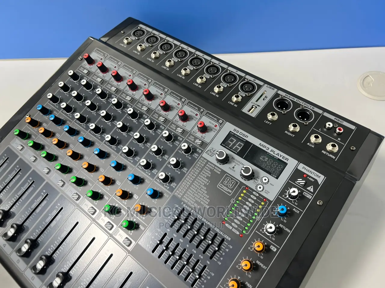 Yamaha/Dynamic Sound 8chanels Powered Mixer