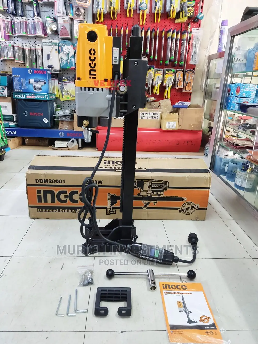 Ingco Ddm28001 Diamond Coring Machine / Core Drill 2800w