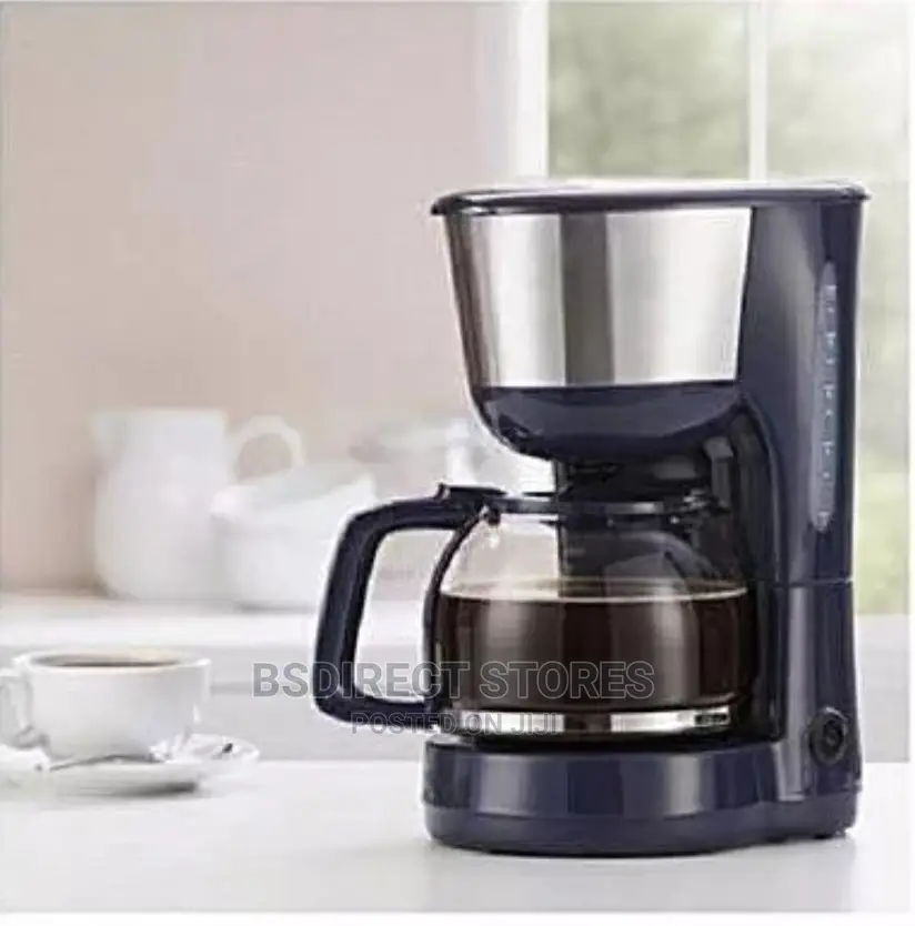 Tesco PCM15 Coffee Maker 1.25L Black 1000w. 10 Cup Capacity