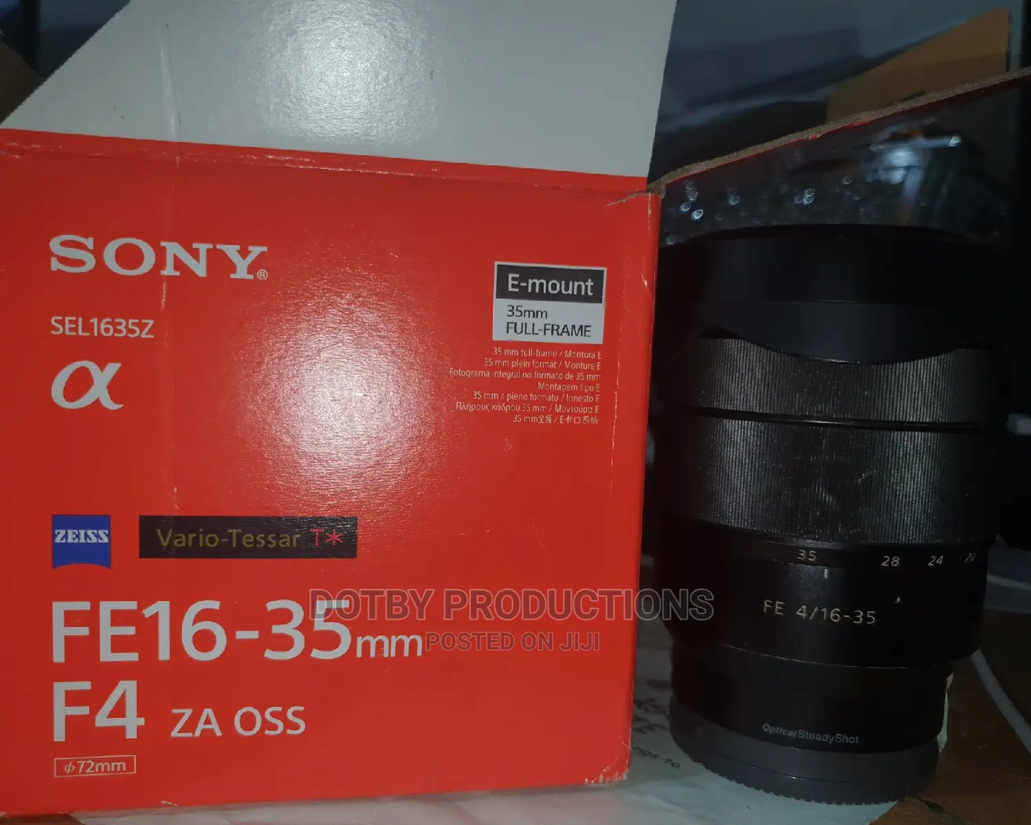 Sony FE 16-35mm F4 OSS Full Frame Lens for Rent