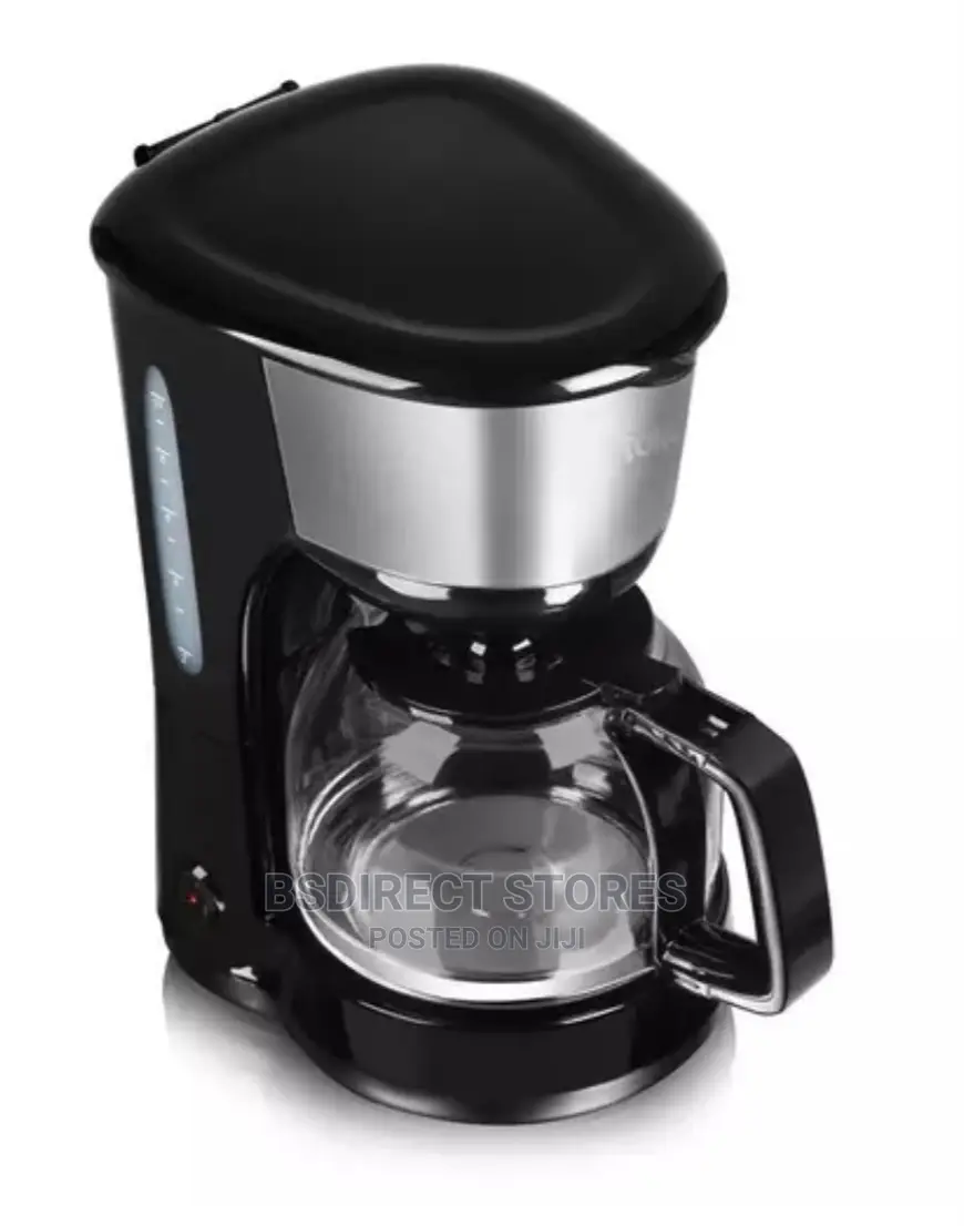 Tesco PCM15 Coffee Maker 1.25L Black 1000w. 10 Cup Capacity