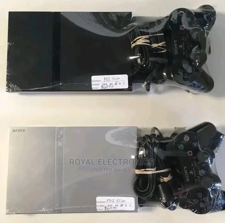 Great Quality Uk Used Ps2(Slim) With Pes23 +10 Games And Pad