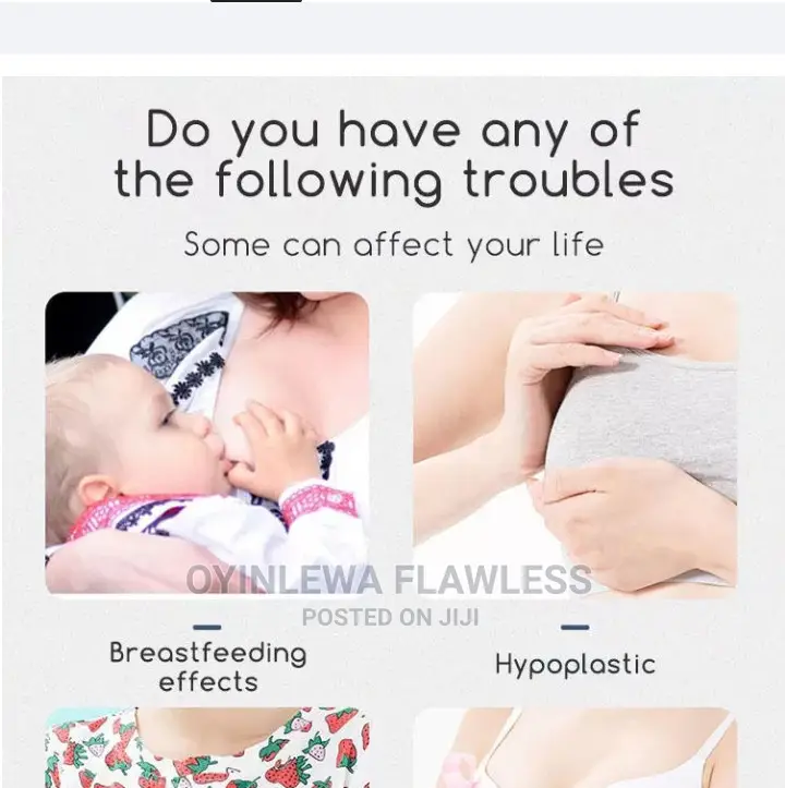 Rechargeable Breast Lifting Vibrating Heat Bra Massager