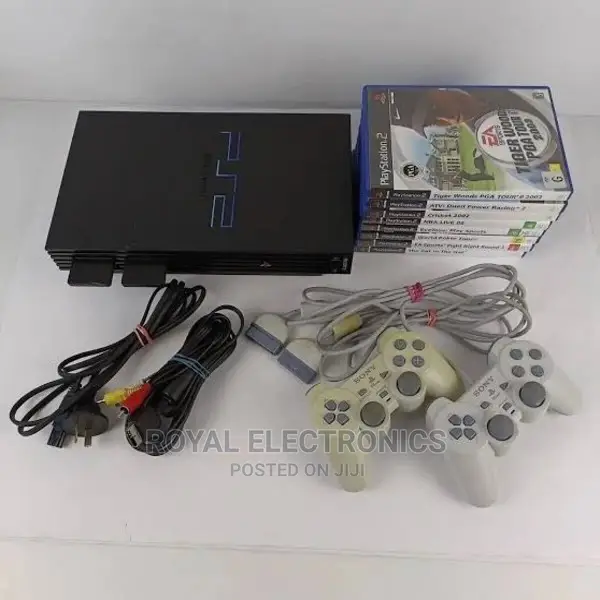 World Class Uk Used Ps2 With Pes23 + 10 Games And Pad