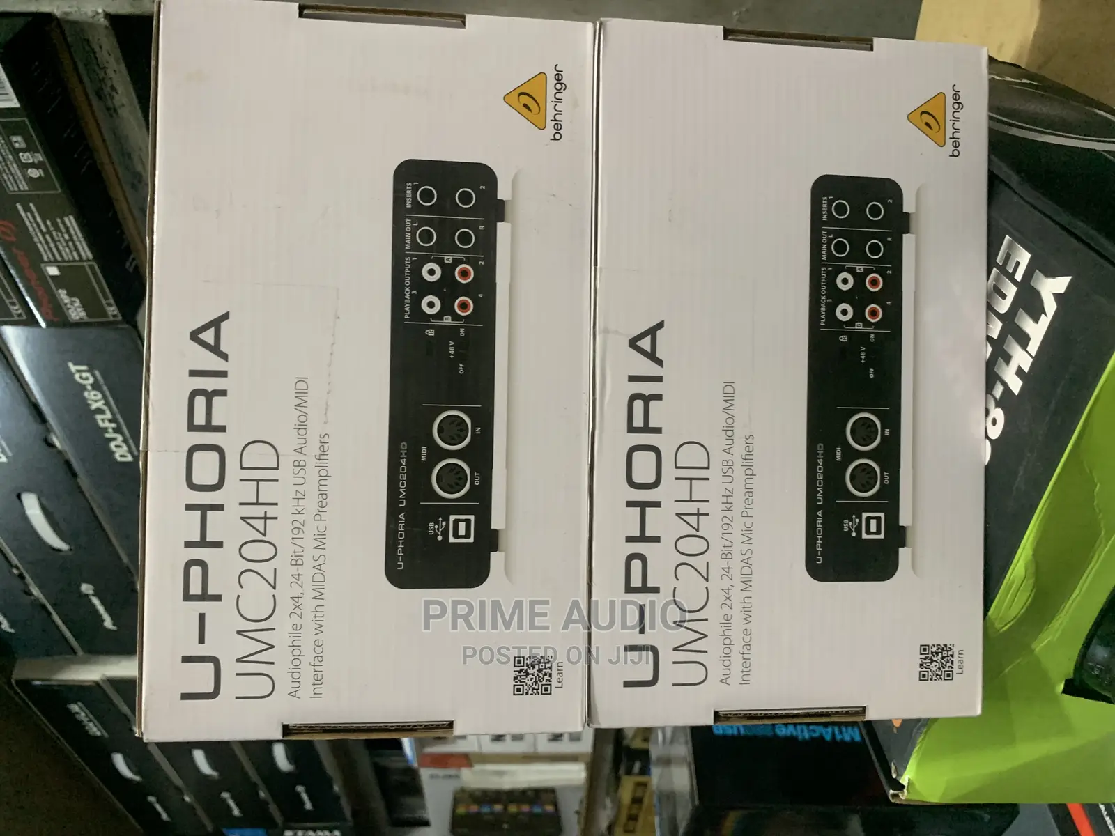 Behringer U-Phoria UMC204HD Soundcard