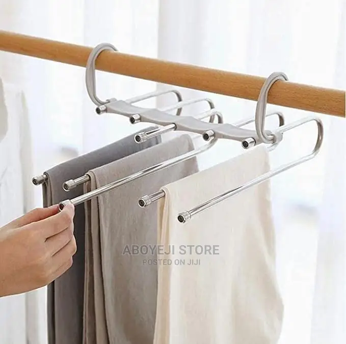 Foldable Hangers for Clothes Hanging 5in1
