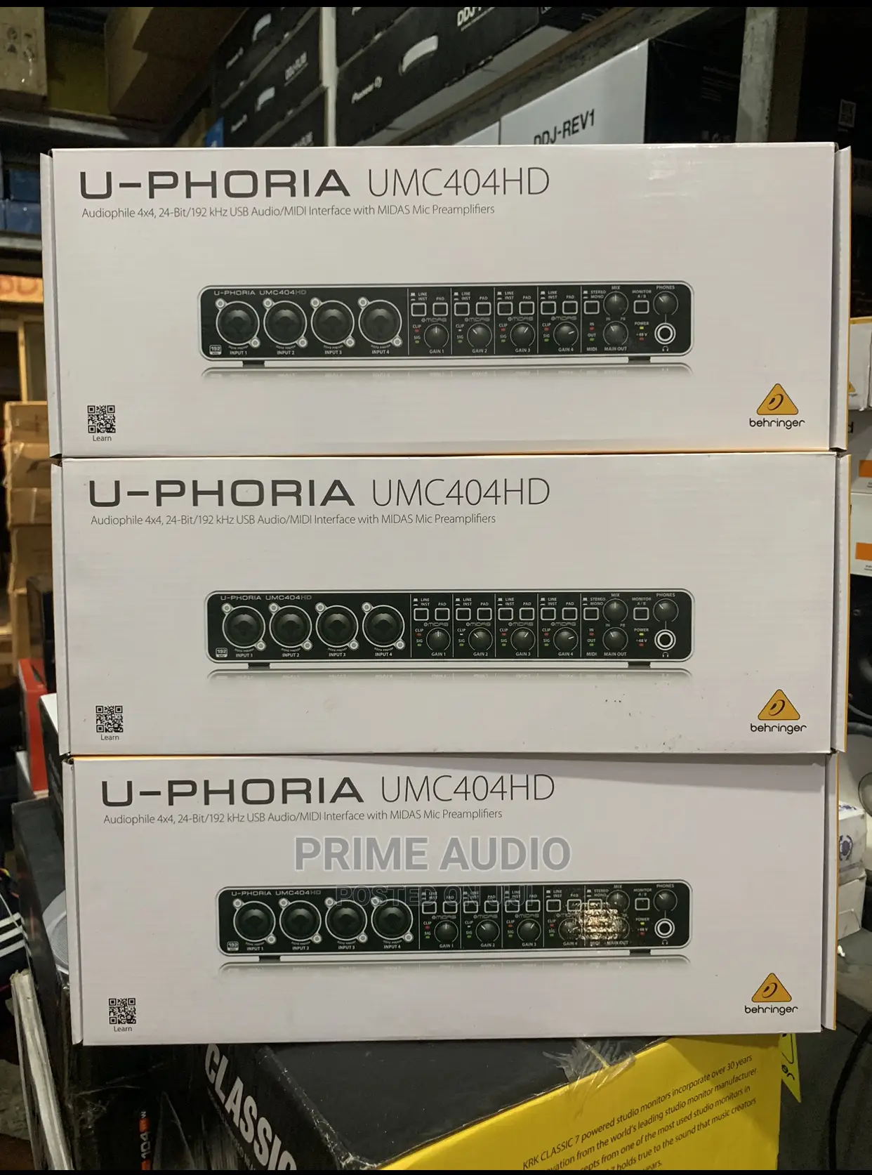 Behringer U-Phoria UMC404HD Soundcard