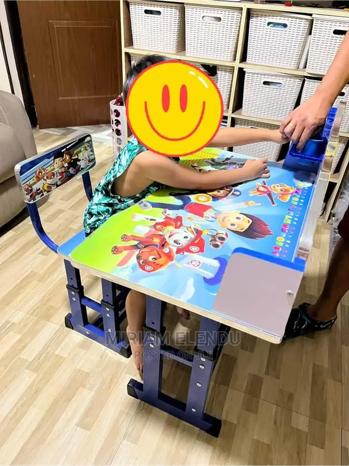 Kids Adjustable Studying/ Dinning Table And Chair Set