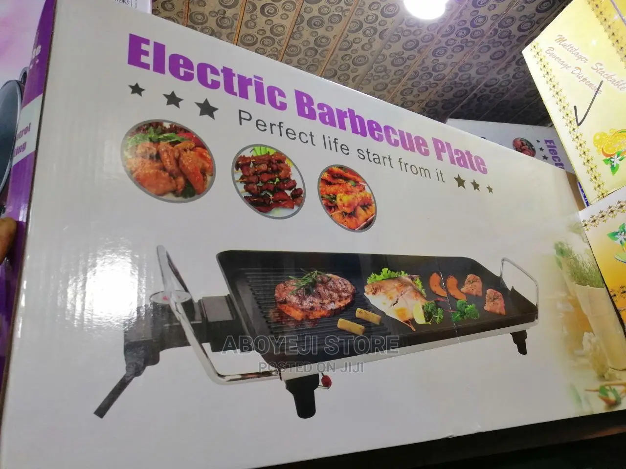 Electric BBQ Plate Grill and Roast