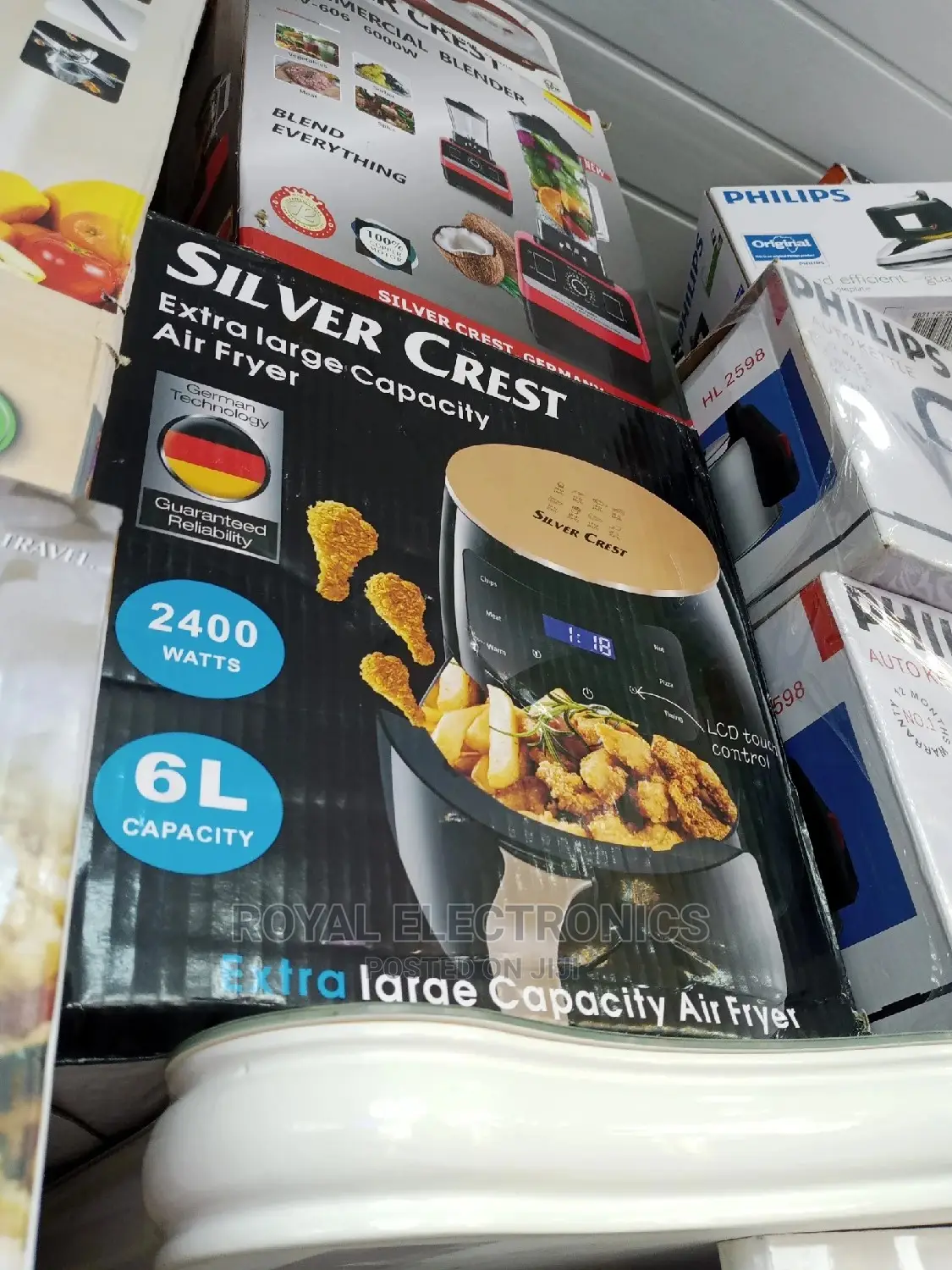 Classic Silver Crest Air Fryer - 6l