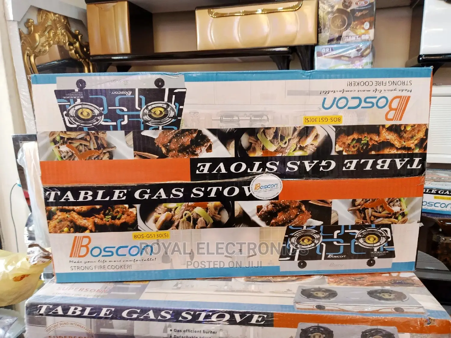 Just Released Boscon Glass Top Double Burner Gas Cooker