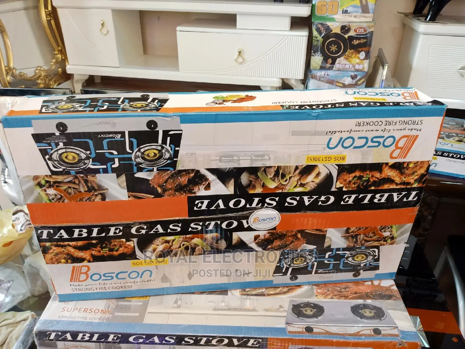 Just Released Boscon Glass Top Double Burner Gas Cooker