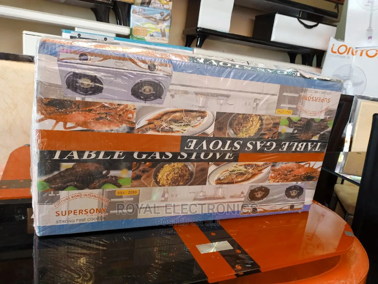 Brand New SUPER SONY Table Top Gas Cooker 2 Burners
