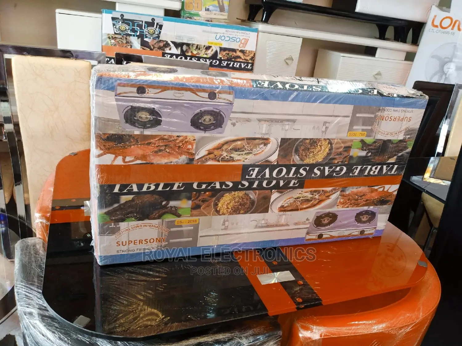 Brand New SUPER SONY Table Top Gas Cooker 2 Burners