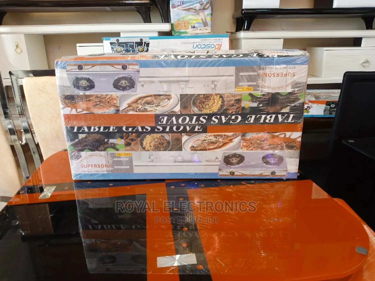 Top Quality SUPER SONY Table Top Gas Cooker 2 Burners