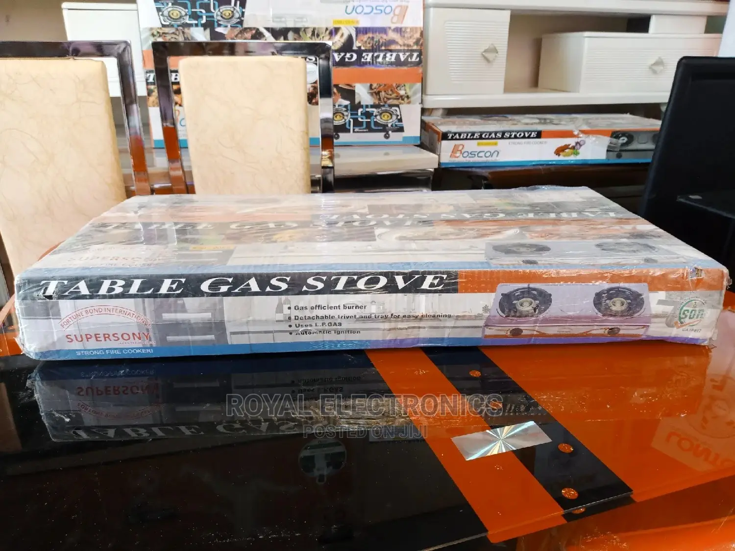 Premium Quality SUPER SONY Table Top Gas Cooker 2 Burners