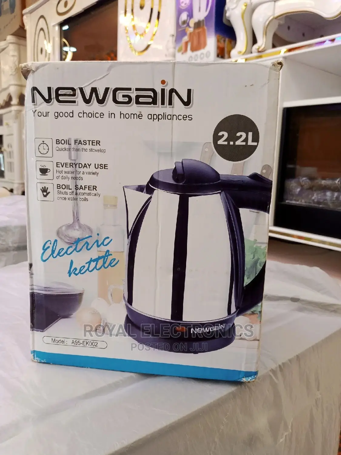 New Gain Electric Kettle 2.2liter's