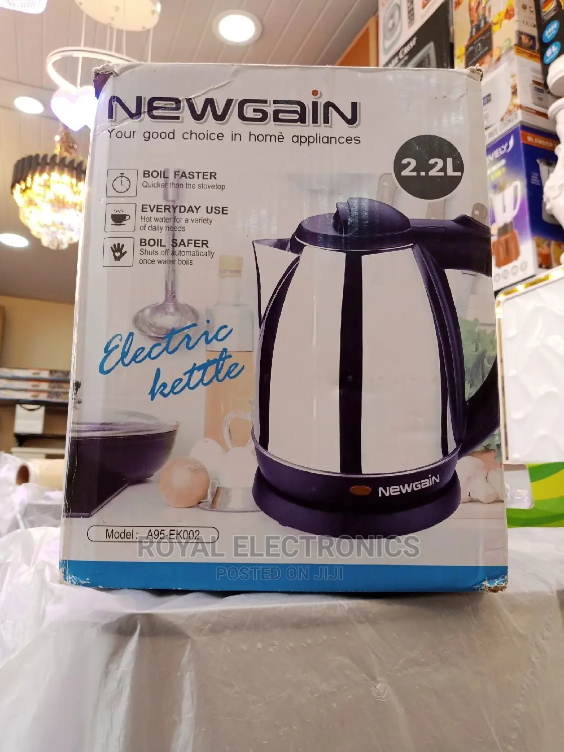 Classic New Gain Electric Kettle 2.2liter's